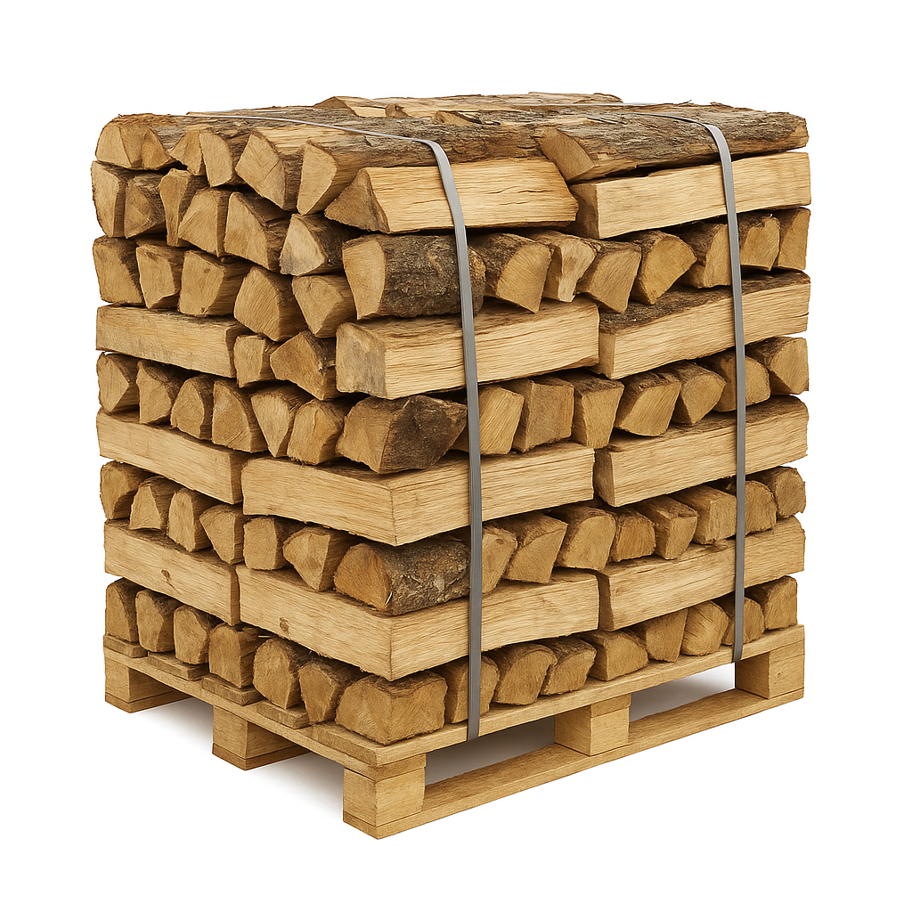 Brandhout – 2 kubieke meter, 40 cm – Eikenhouten pallet