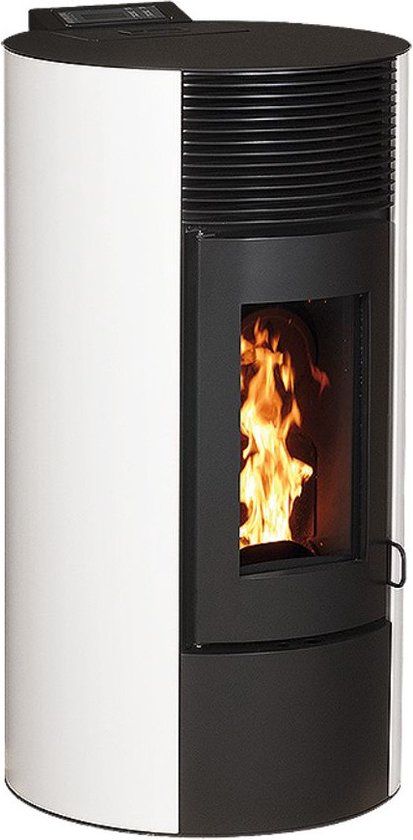 PAOLA 12 - Pelletkachel - Wit - Luchtdicht