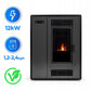 THUNDER® Pelletkachel | ARIA-ZWART I 12 kW | totaal 80 m² | Wi-Fi | Bedieningspaneel | Thermostaat |