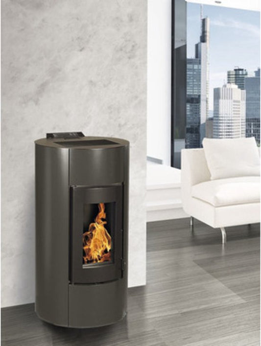 ANGELINA 12 - Pelletkachel - Zwart - Verlichting