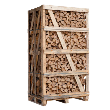 Hele pallet berk brandhout droog 25cm.