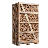 Hele pallet berk brandhout droog 25cm.