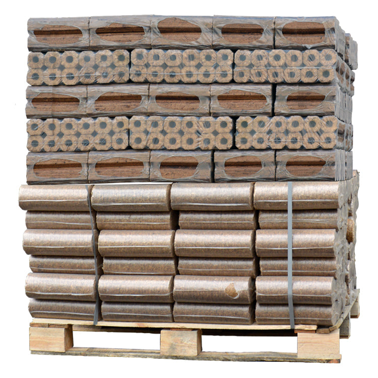 Gemengde pallet Pini Kay houtbriketten + Nestro Mix (960 kg)