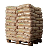 Bio-energiepellets – pallet van 66 zakken houtpellets (15 kg/zak)