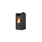 Pelletkachel - 7,7 kW 70-80 m2 - 5 niveaus - timer - CR12