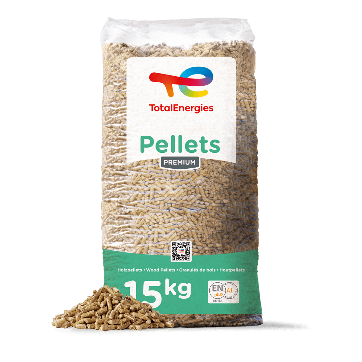 Total Énergies Pellets Premium TotalÉnergie Pellets Premium 15 kg x 65 zakken ENplus A1